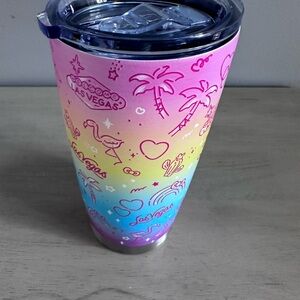 Hello Kitty Las Vegas Stainless Steel Tumbler - 50th Anniversary - Peace Sanrio